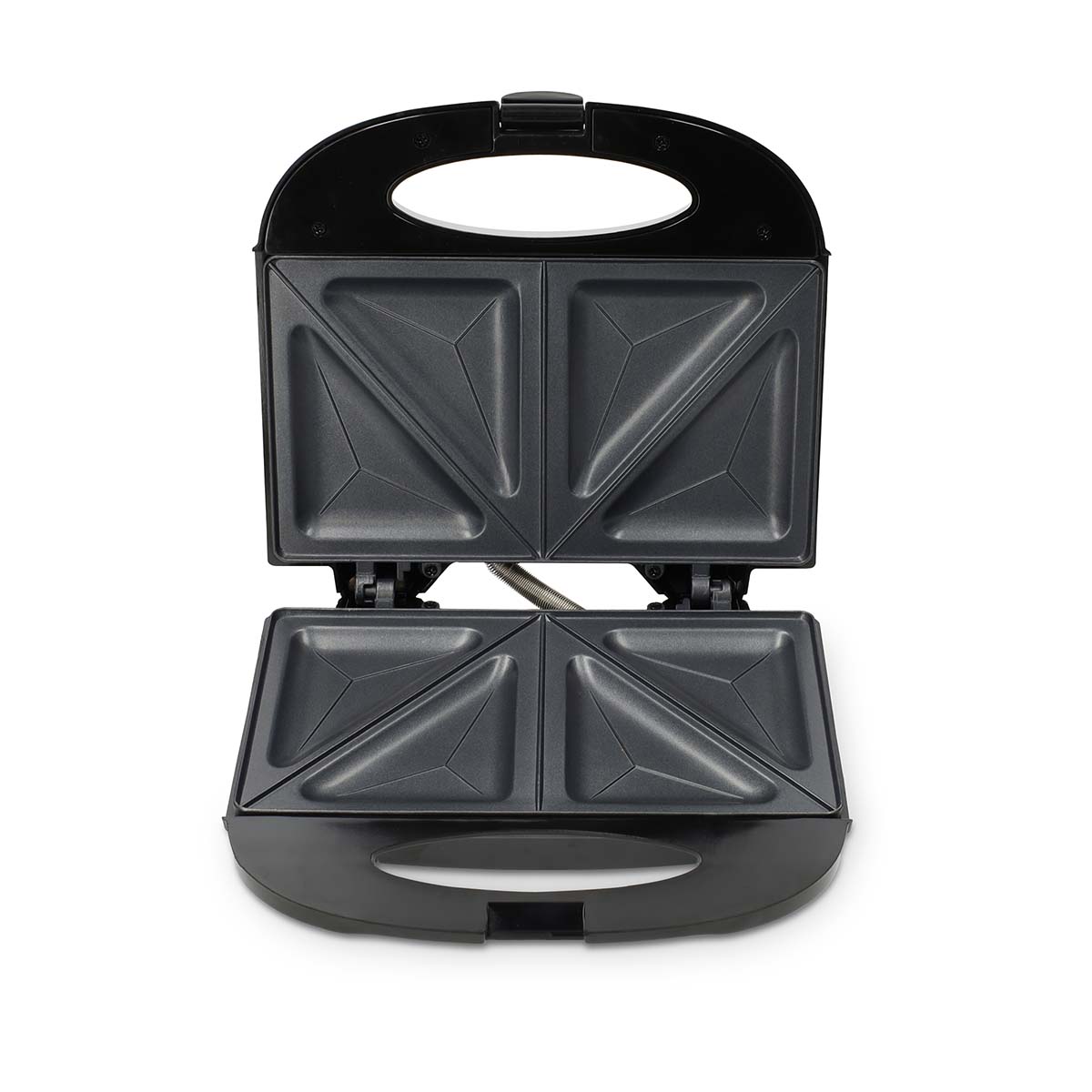 Sandwichmaker | 750 W | Sandwichplaten | Automatische temperatuurregeling | Anti-aanbaklaag | Zwart - Afbeelding 3