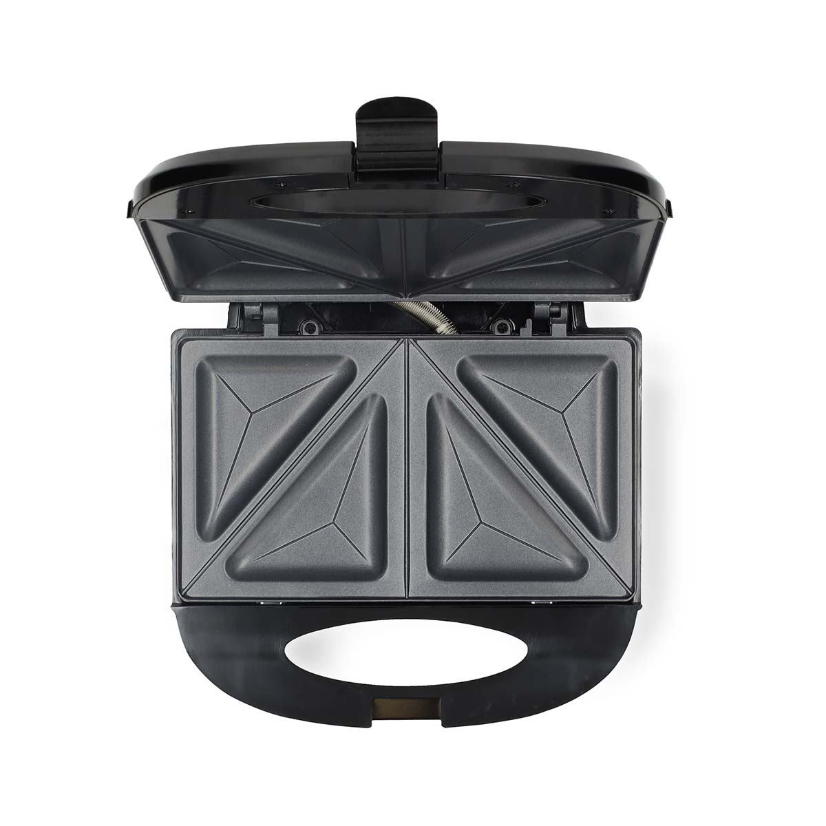 Sandwichmaker | 750 W | Sandwichplaten | Automatische temperatuurregeling | Anti-aanbaklaag | Zwart - Afbeelding 8