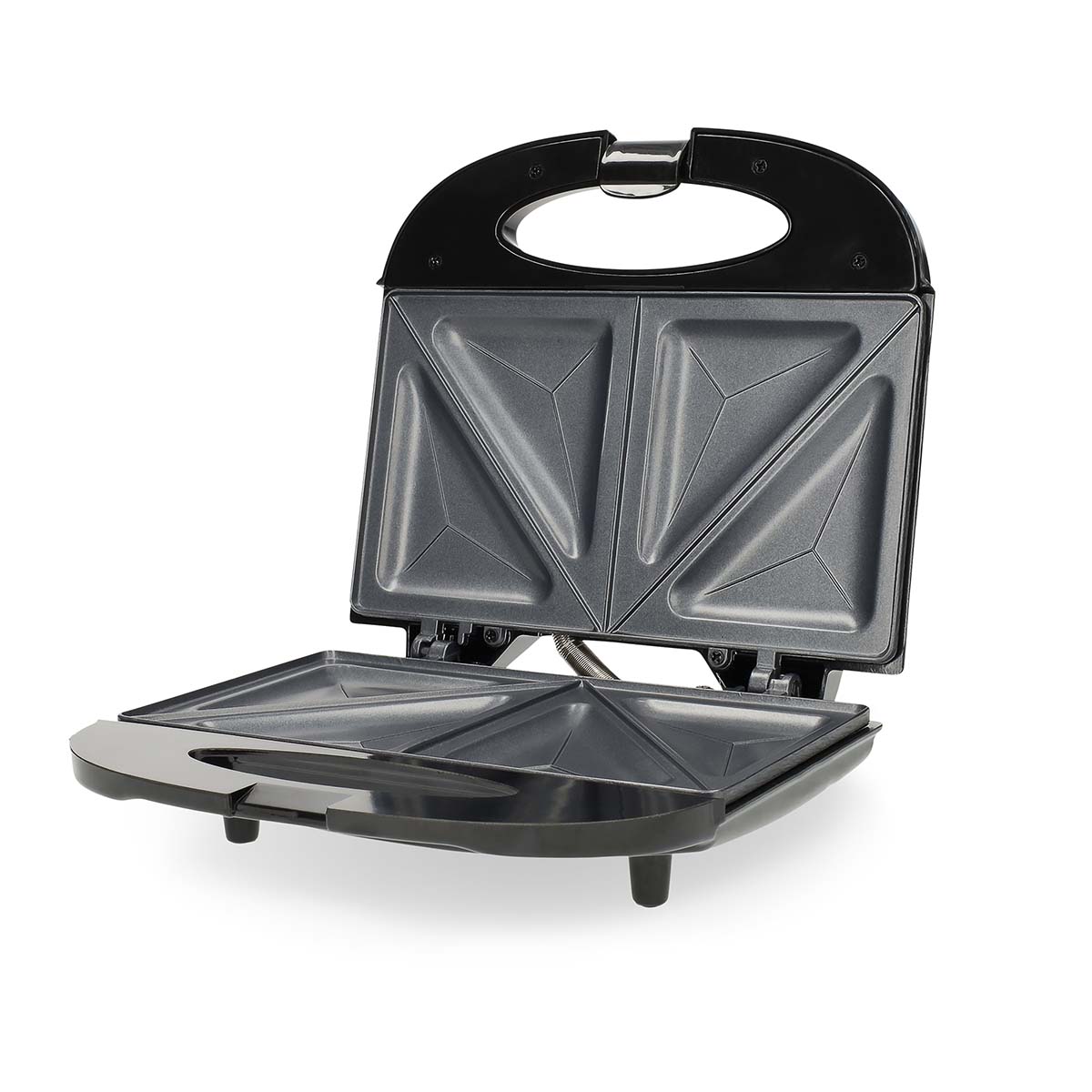 Sandwichmaker | 750 W | Sandwichplaten | Automatische temperatuurregeling | Anti-aanbaklaag | Zwart - Afbeelding 11