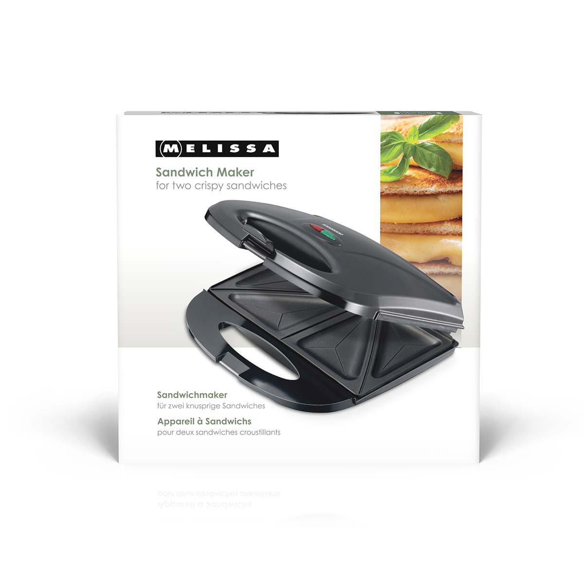 Sandwichmaker | 750 W | Sandwichplaten | Automatische temperatuurregeling | Anti-aanbaklaag | Zwart - Afbeelding 15