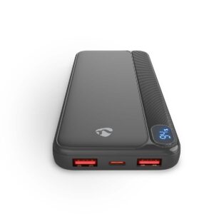 Powerbank | 10000 mAh | 1.5 / 1.67 / 2.0 / 2.22 / 3.0 A | Outputs: 3 | Output: 1x USB-C™ / 2x USB-A | Inputs: 1x USB-C™ | PD3.0 20W | Lithium-Polymeer | Display