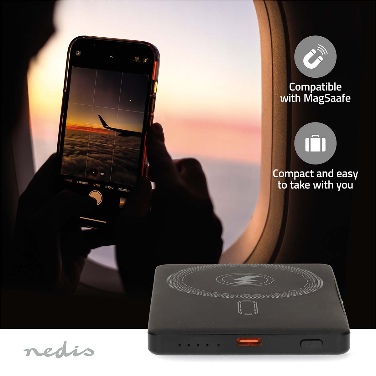 Powerbank | 5000 mAh | Draadloze oplaadfunctie | 1.67 / 2.22 / 3.0 A | Outputs: 1 | Output: 1x USB-C™ | Inputs: 1x USB-C™ | PD3.0 20W | Lithium-Polymeer - Afbeelding 9