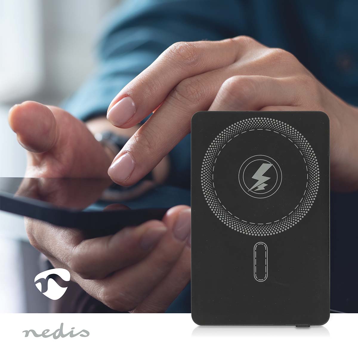 Powerbank | 5000 mAh | Draadloze oplaadfunctie | 1.67 / 2.22 / 3.0 A | Outputs: 1 | Output: 1x USB-C™ | Inputs: 1x USB-C™ | PD3.0 20W | Lithium-Polymeer - Afbeelding 2