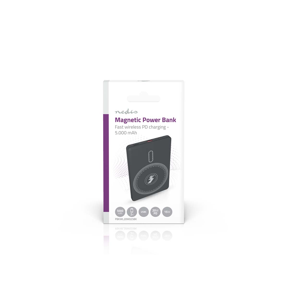 Powerbank | 5000 mAh | Draadloze oplaadfunctie | 1.67 / 2.22 / 3.0 A | Outputs: 1 | Output: 1x USB-C™ | Inputs: 1x USB-C™ | PD3.0 20W | Lithium-Polymeer - Afbeelding 11