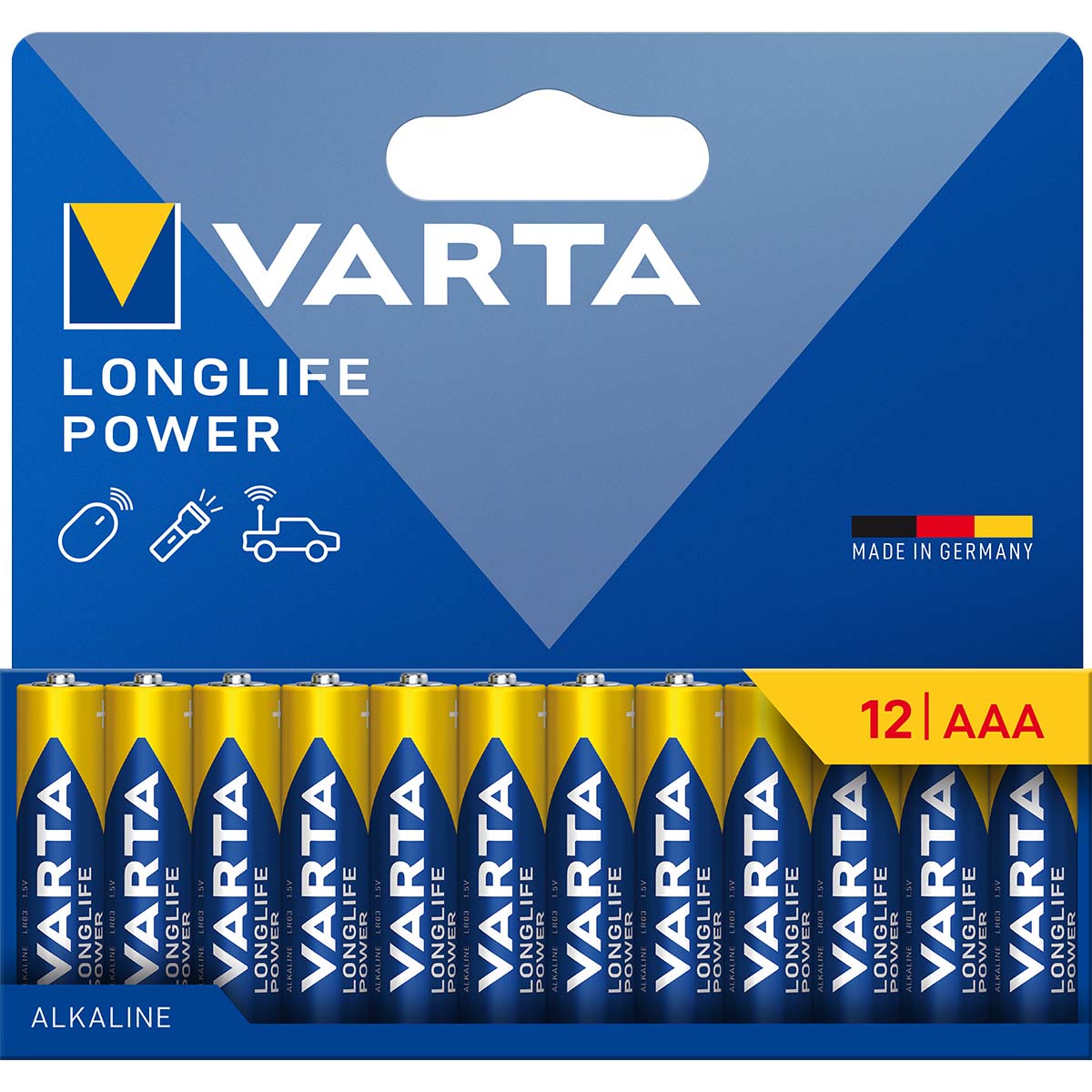 Alkaline Batterij AAA 1.5 V High Energy 12-Pack