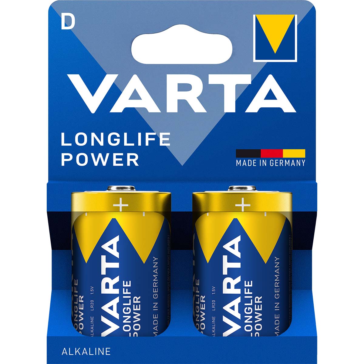 Alkaline Batterij D 1.5 V High Energy 2-Blister