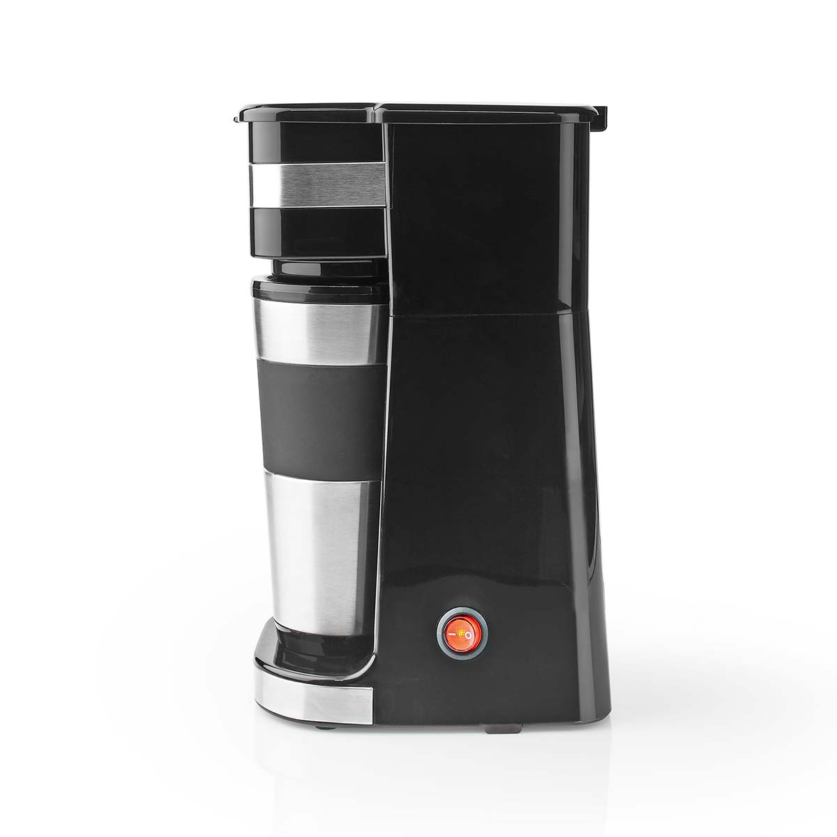 Eenkops koffiezetapparaat | 0,4 l | 750 W | Geïsoleerde reisbeker | Automatische uitschakeling | Zwart - Afbeelding 5