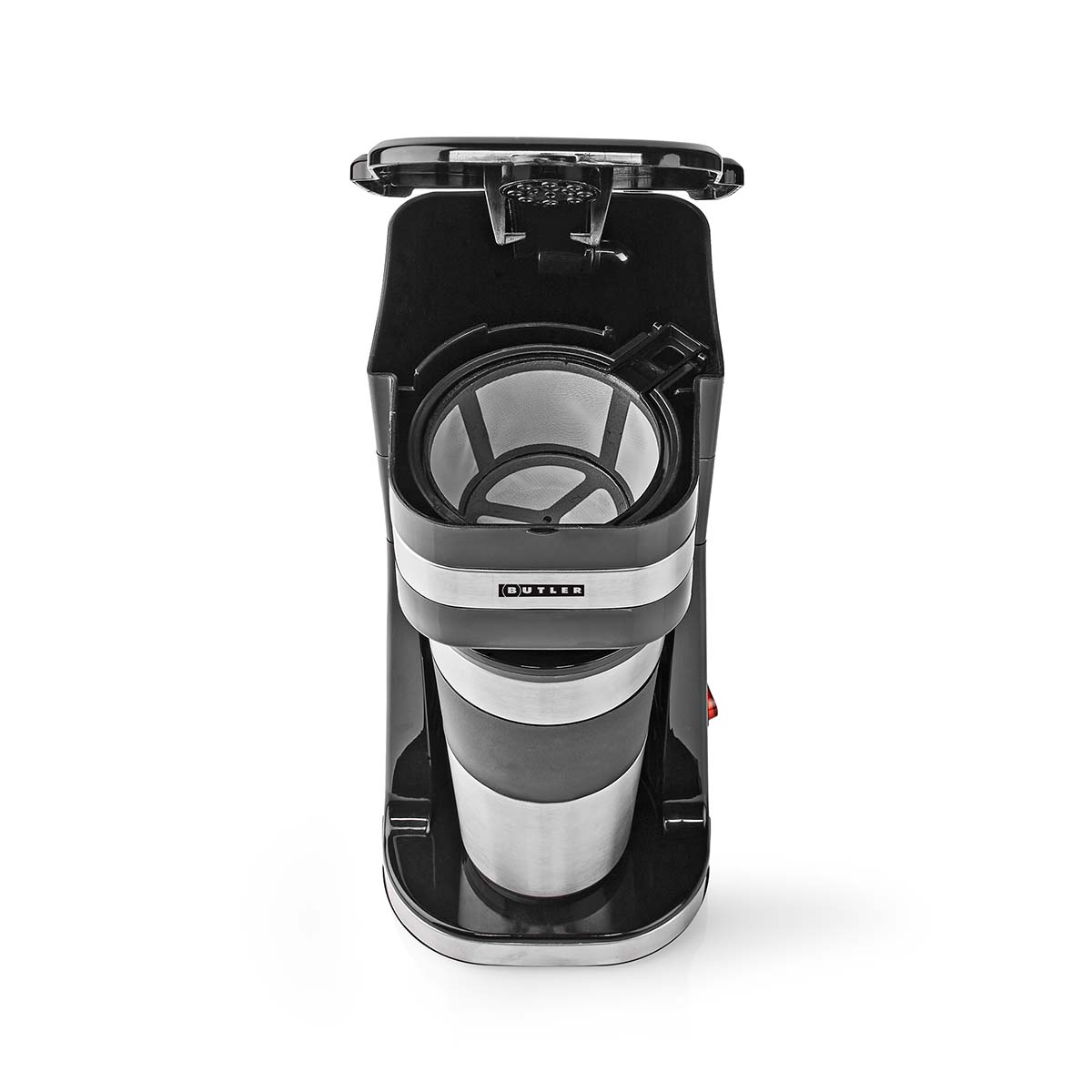 Eenkops koffiezetapparaat | 0,4 l | 750 W | Geïsoleerde reisbeker | Automatische uitschakeling | Zwart - Afbeelding 7