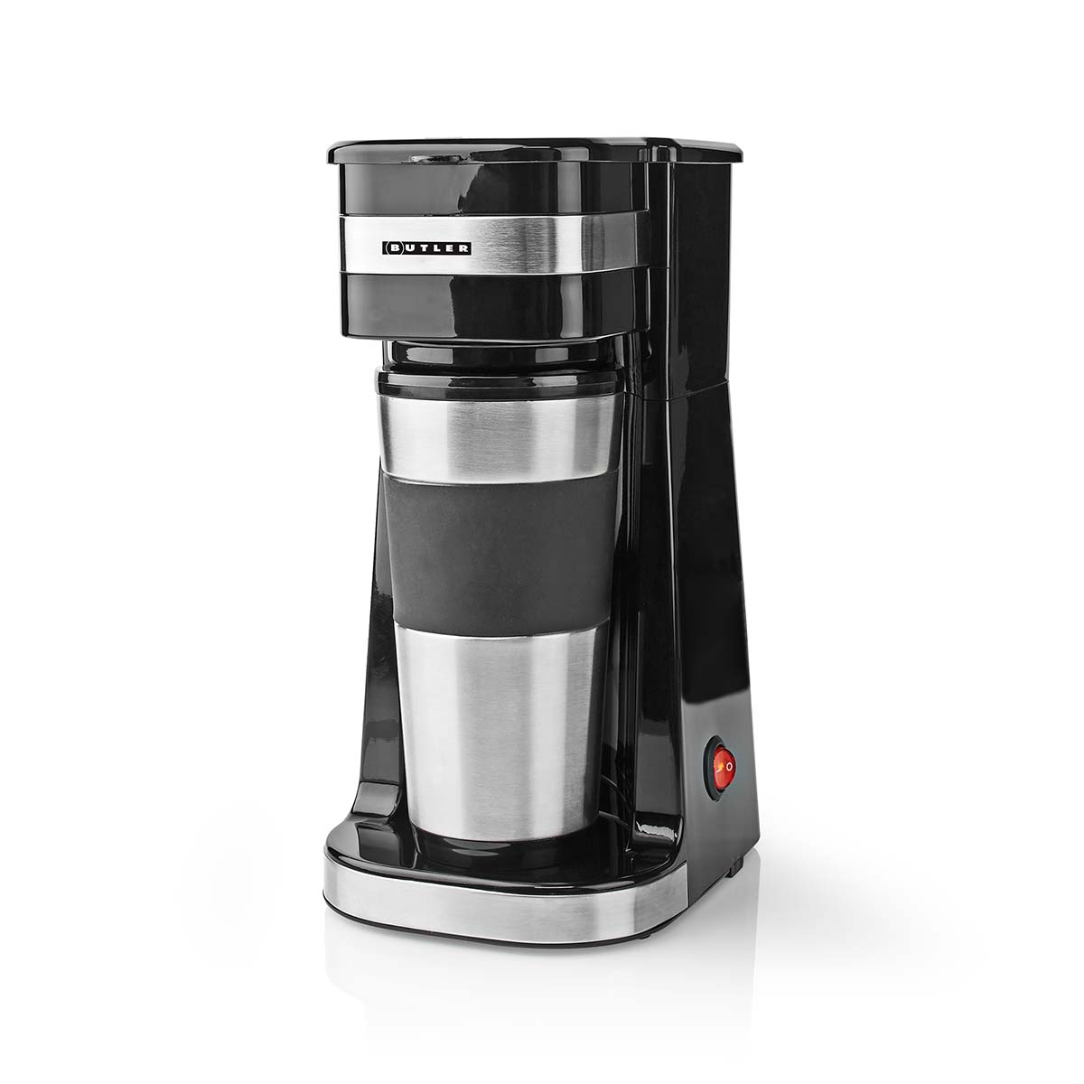 Eenkops koffiezetapparaat | 0,4 l | 750 W | Geïsoleerde reisbeker | Automatische uitschakeling | Zwart