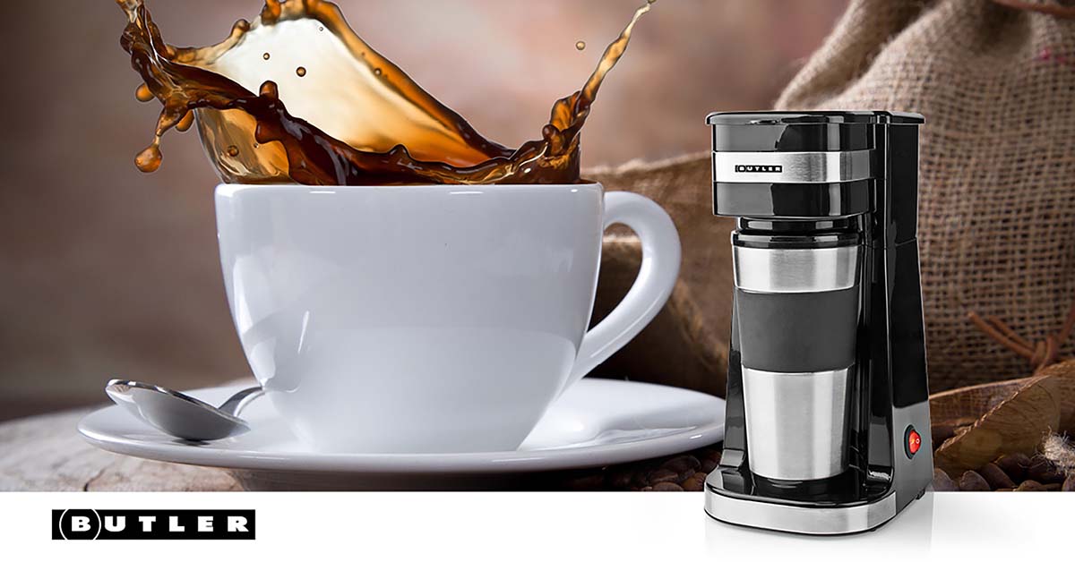Eenkops koffiezetapparaat | 0,4 l | 750 W | Geïsoleerde reisbeker | Automatische uitschakeling | Zwart - Afbeelding 13