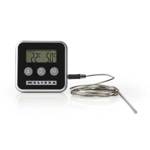 Vleesthermometer | tot 250°C | Alarmtimer | LCD-scherm
