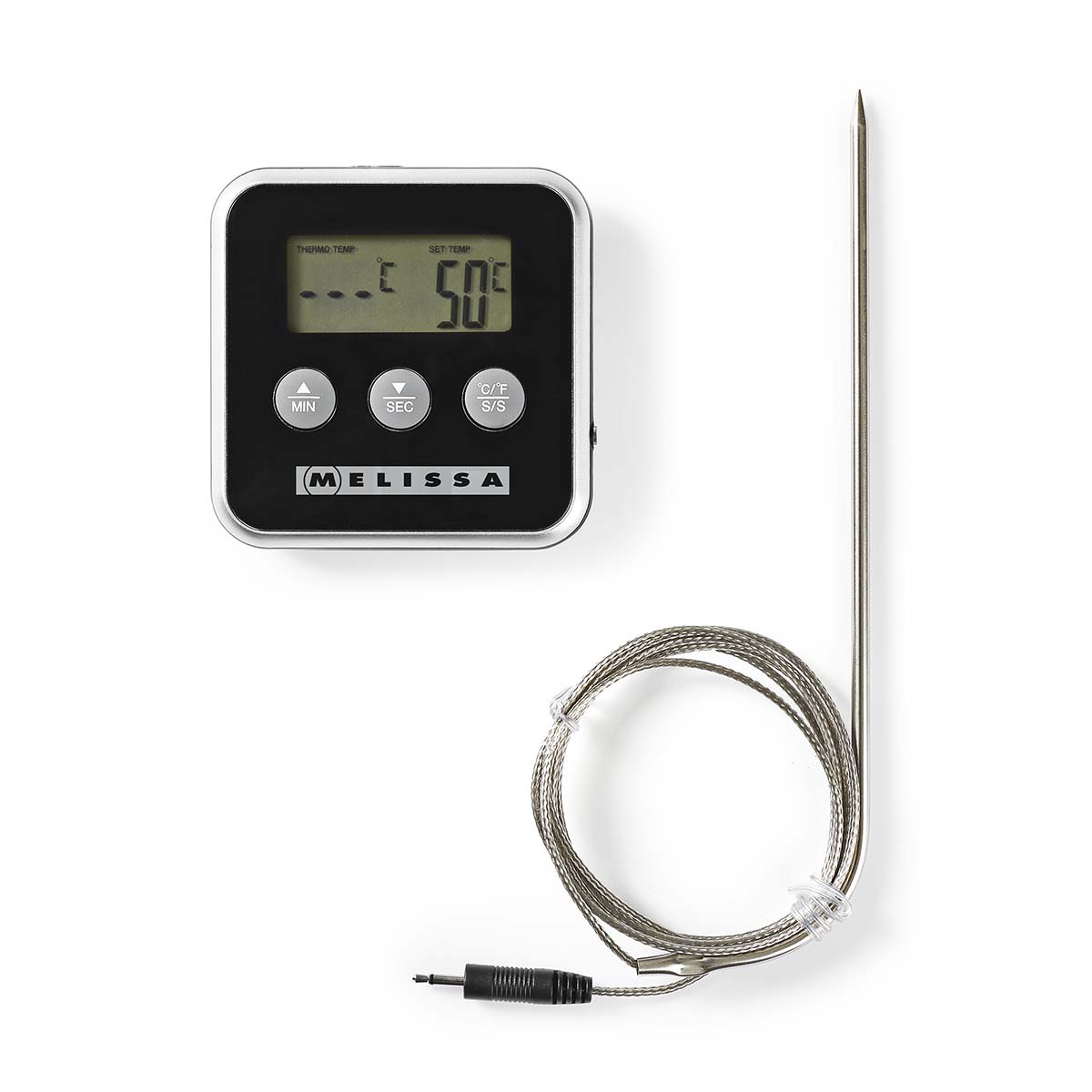 Vleesthermometer | tot 250°C | Alarmtimer | LCD-scherm - Afbeelding 13