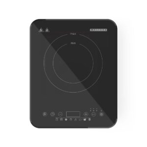 Inductiekookplaat | 2000 W | 10 vermogensniveaus | 8 voorkeuzes | timerfunctie | boostfunctie | lcd-scherm | oververhittingsbeveiliging | kinderslot | zwart