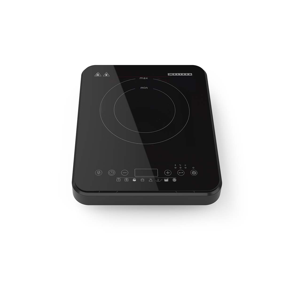 Inductiekookplaat | 2000 W | 10 vermogensniveaus | 8 voorkeuzes | timerfunctie | boostfunctie | lcd-scherm | oververhittingsbeveiliging | kinderslot | zwart - Afbeelding 2