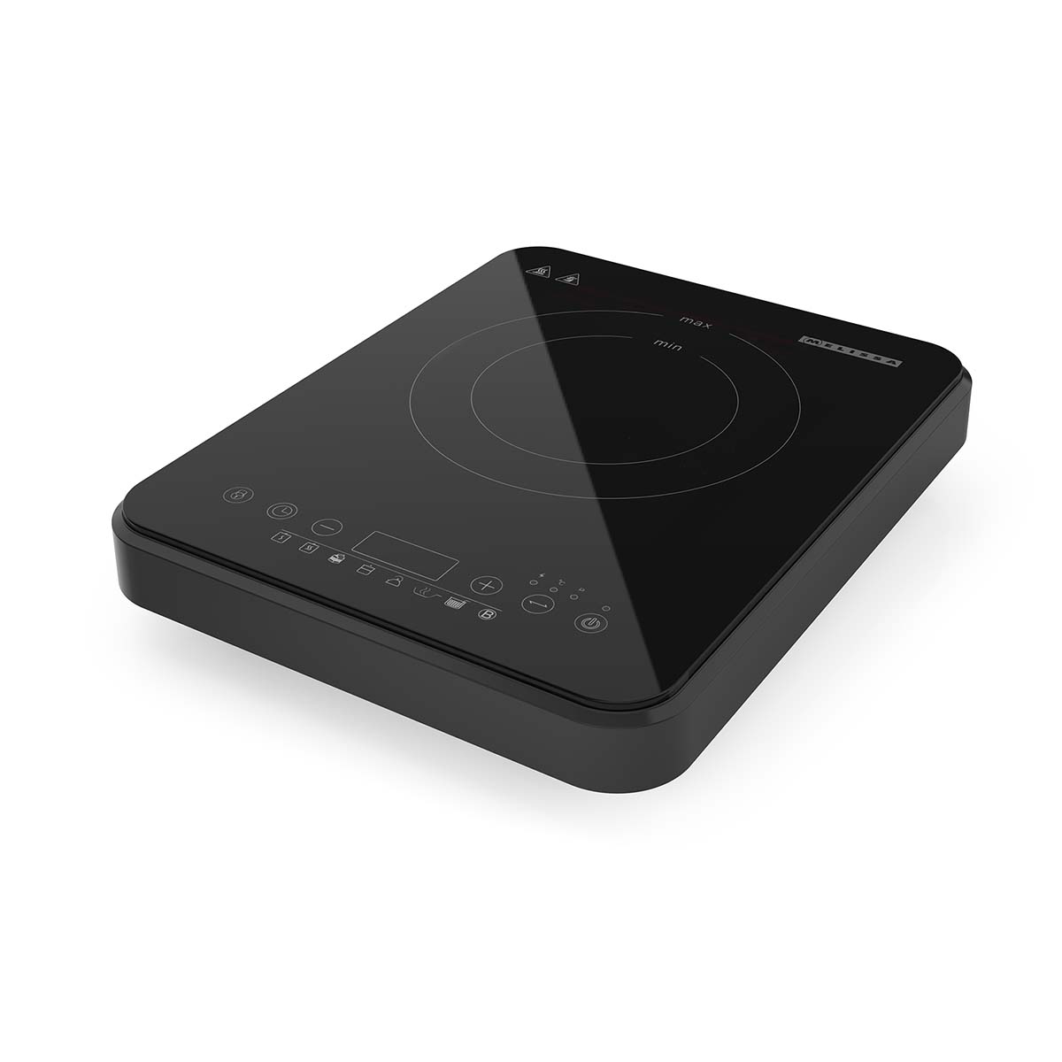 Inductiekookplaat | 2000 W | 10 vermogensniveaus | 8 voorkeuzes | timerfunctie | boostfunctie | lcd-scherm | oververhittingsbeveiliging | kinderslot | zwart - Afbeelding 5