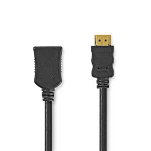High Speed ​​HDMI™-Kabel met Ethernet | HDMI™ Connector | HDMI™ Output | 4K@60Hz | ARC | 10.2 Gbps | 3.00 m | Rond | PVC | Zwart | Label