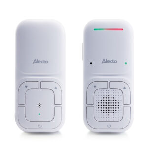 Moderne Full Eco audio-babyfoon met kristalheldere DECT-geluidskwaliteit en lange stand-bytijd Wit