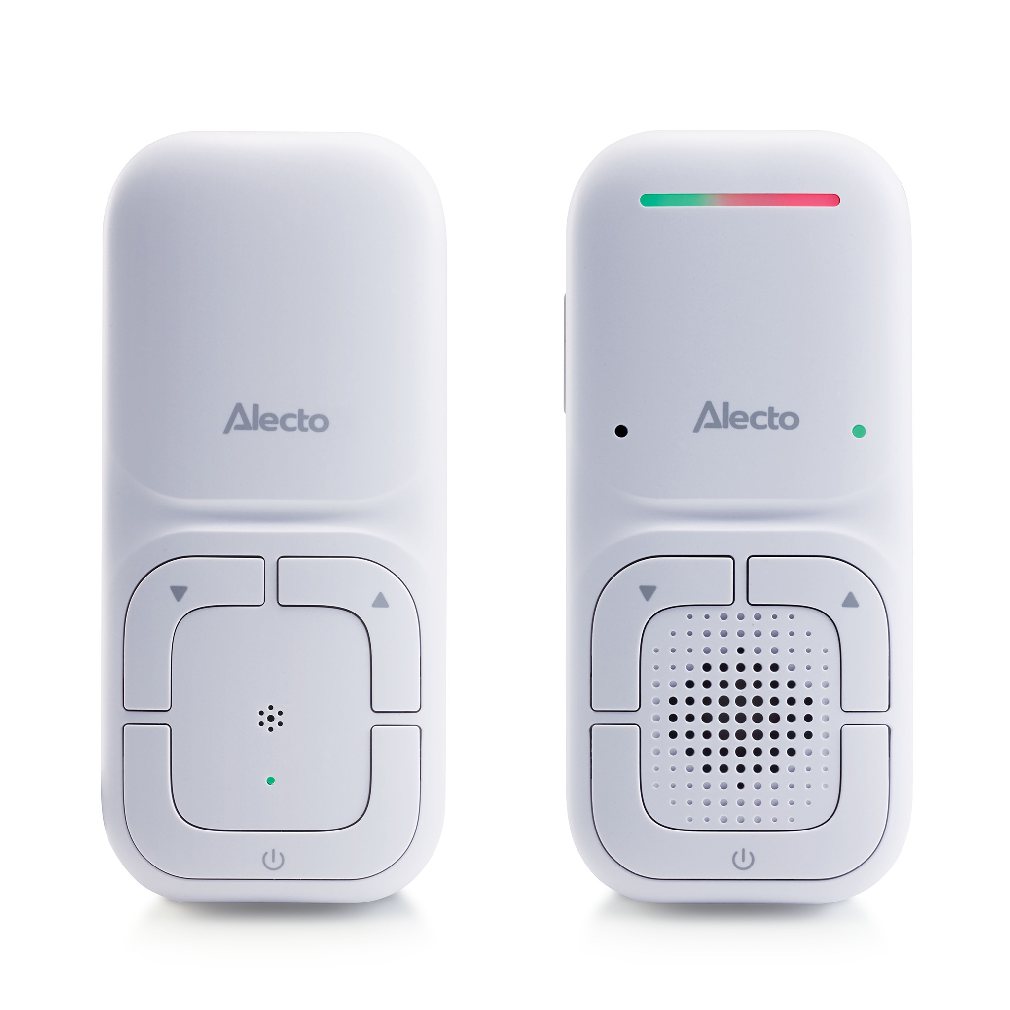 Moderne Full Eco audio-babyfoon met kristalheldere DECT-geluidskwaliteit en lange stand-bytijd Wit