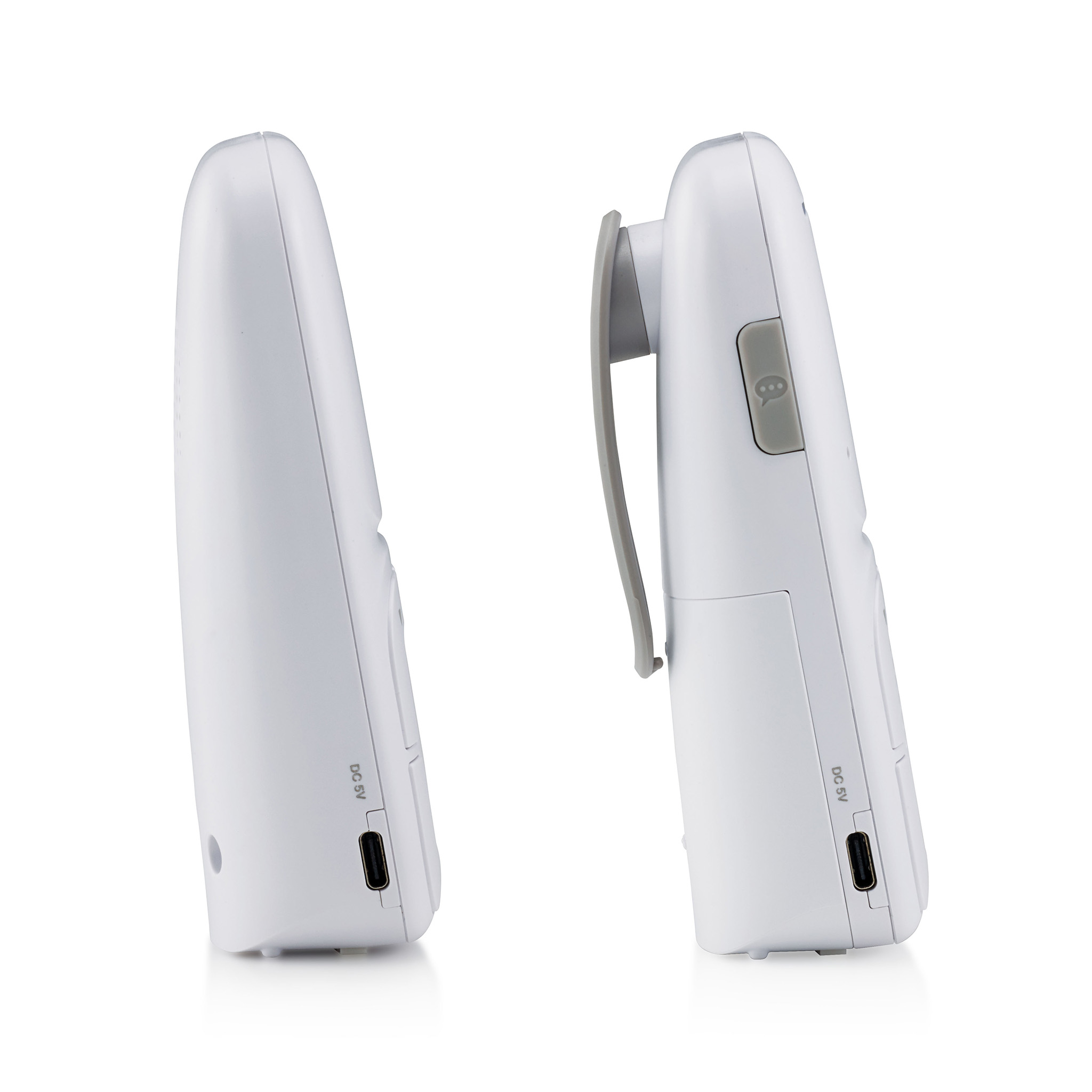 Moderne Full Eco audio-babyfoon met kristalheldere DECT-geluidskwaliteit en lange stand-bytijd Wit - Afbeelding 4