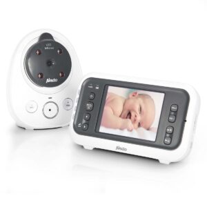 Video-babyfoon met 2,8" kleurenscherm Wit / Antraciet
