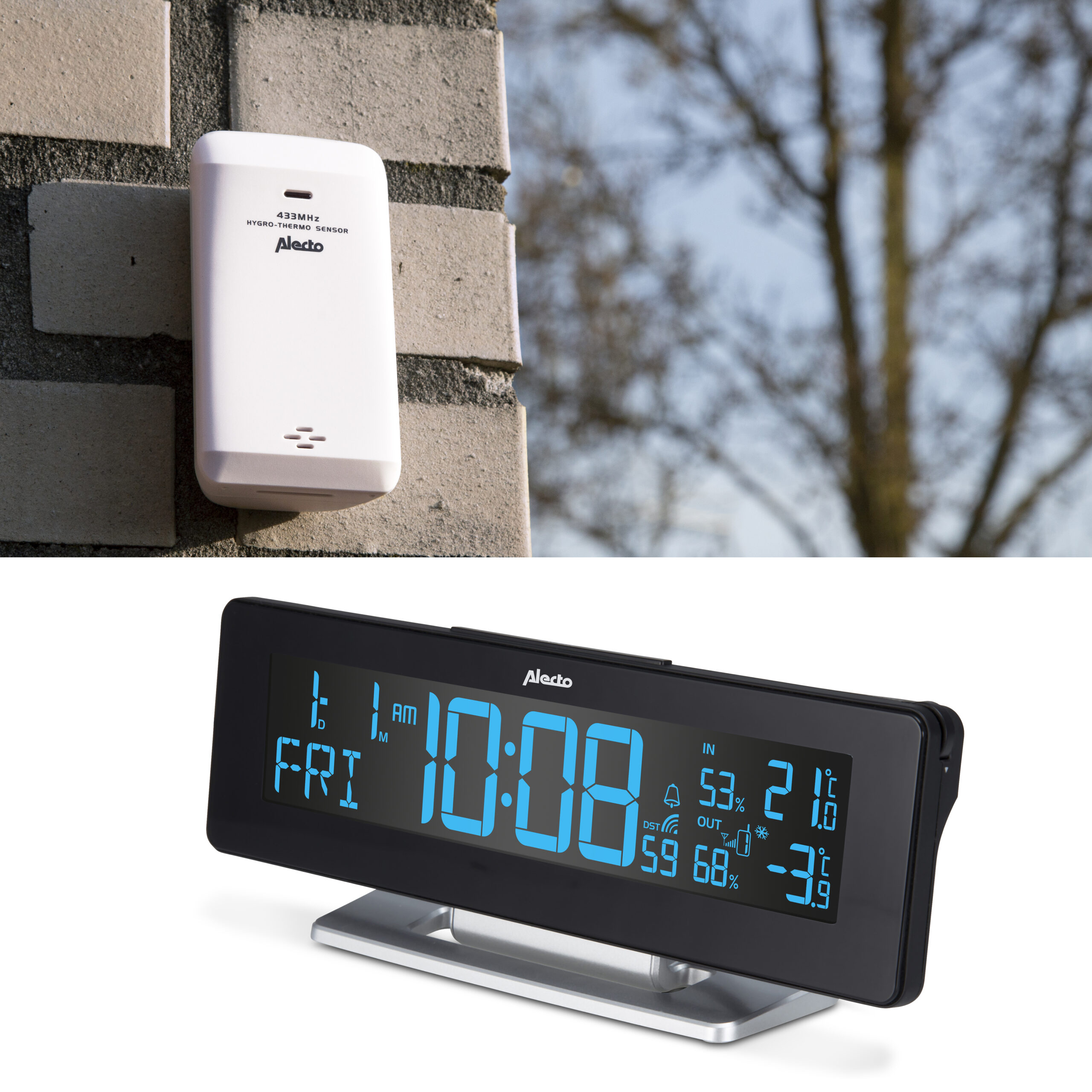Digitale wekker met weerstation - Afbeelding 10
