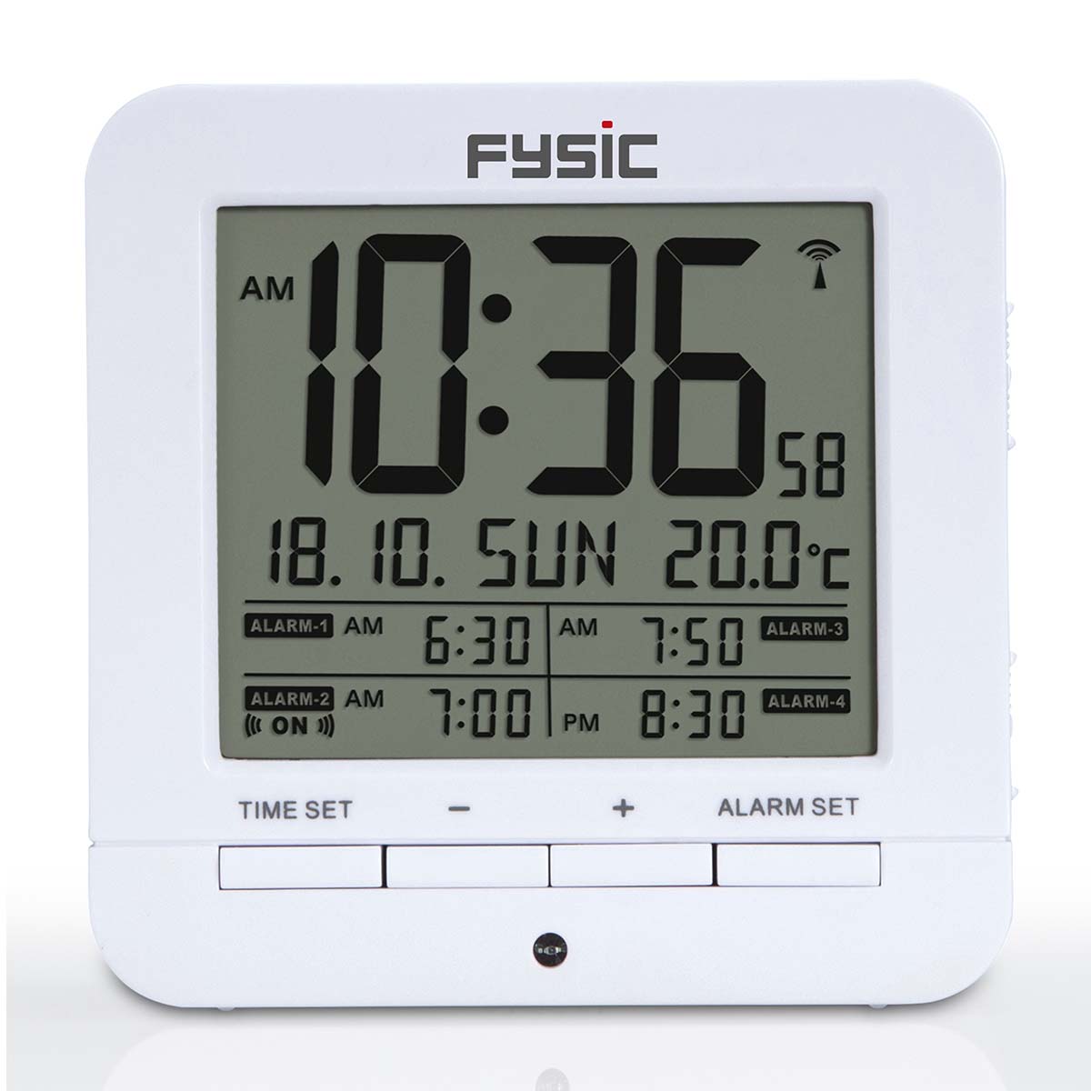 Digitale wekker met temperatuurweergave