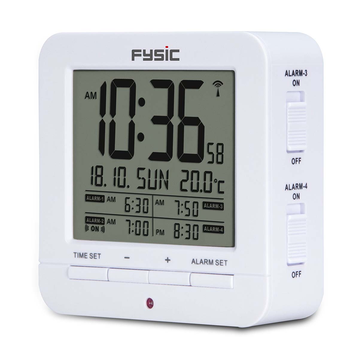 Digitale wekker met temperatuurweergave - Afbeelding 2