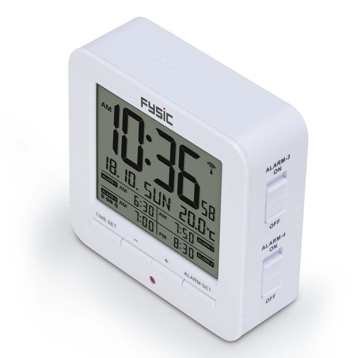 Digitale wekker met temperatuurweergave - Afbeelding 3