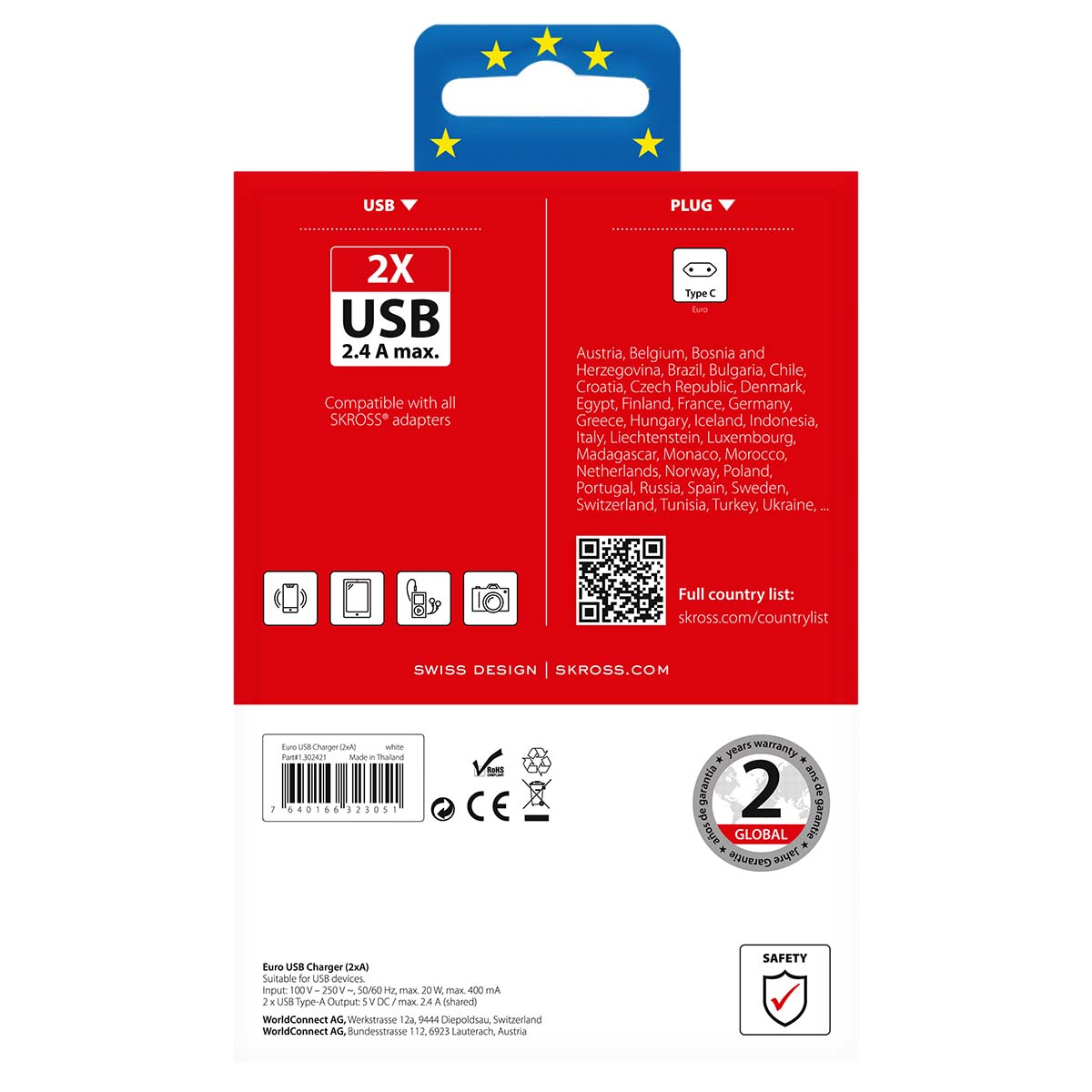 Reisadapter Europa-USB Ongeaard - Afbeelding 8