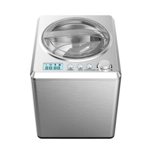 Ijsmaker 2L 180W geborsteld roestvrij staal