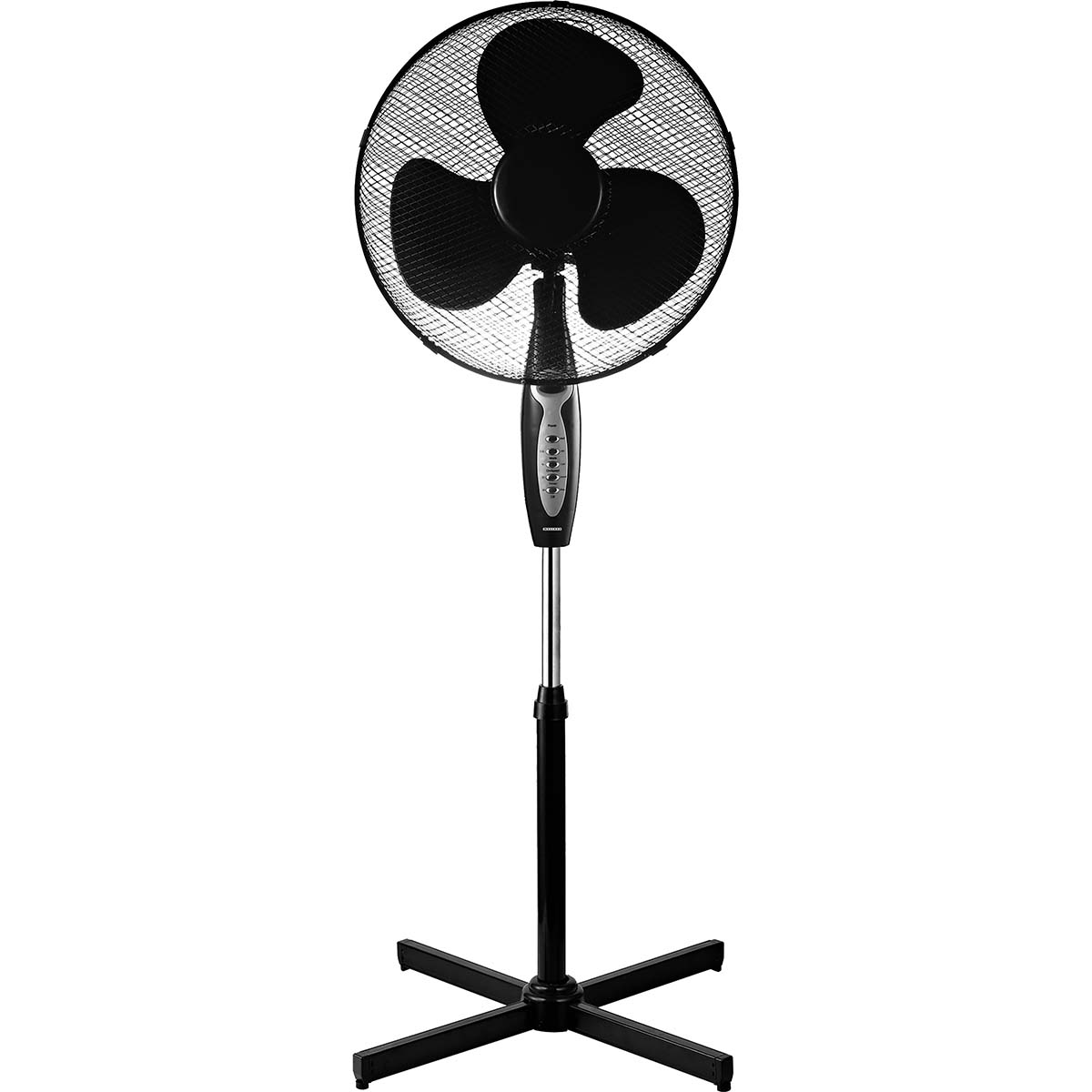Staande ventilator 40cm 40W Zwart