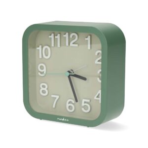 Analoge Tafelklok | Snoozefunctie | Stil uurwerk | Groen