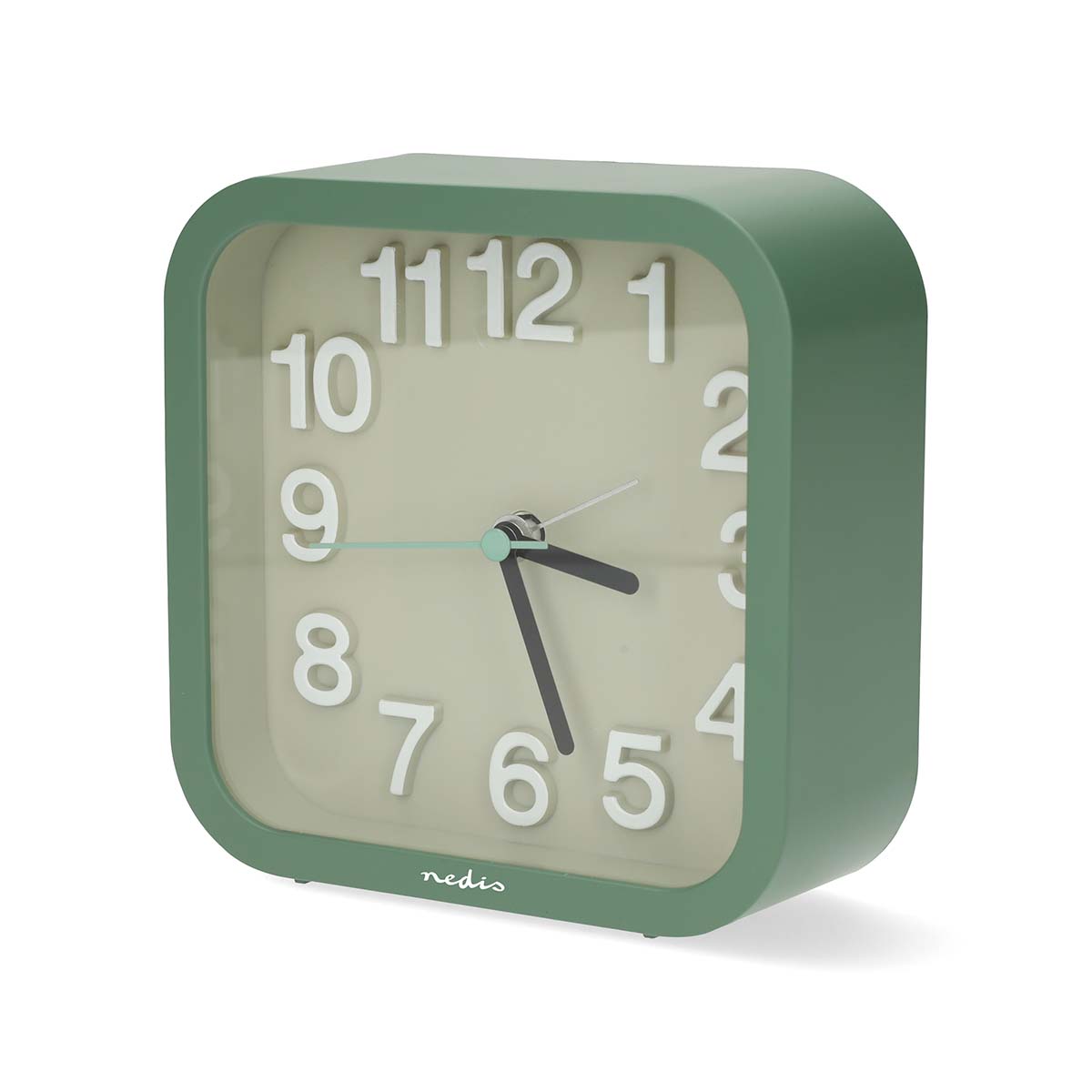 Analoge Tafelklok | Snoozefunctie | Stil uurwerk | Groen