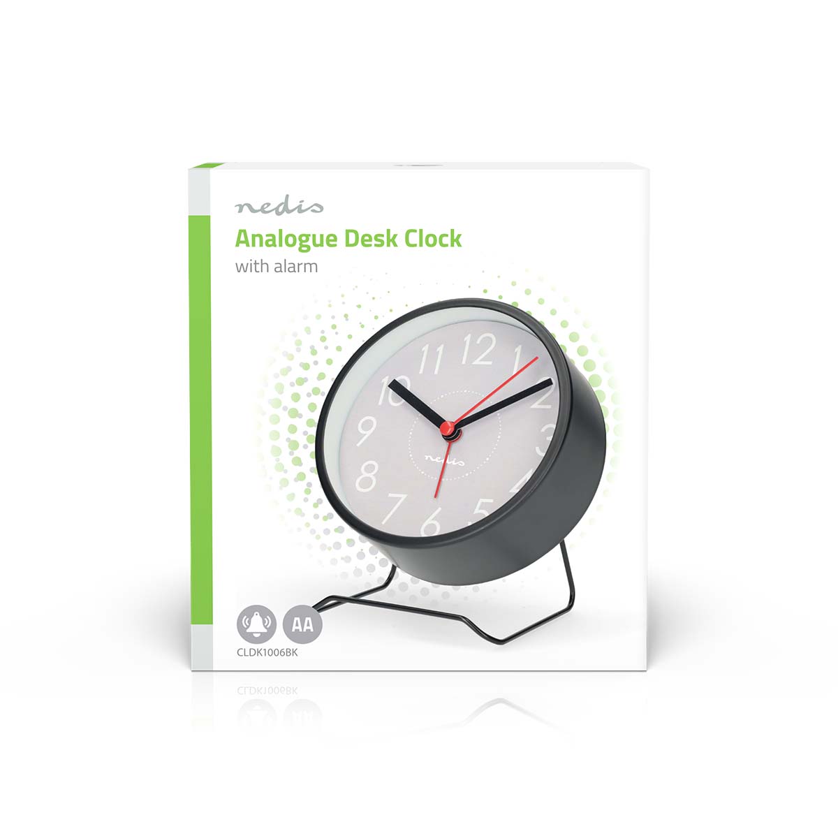 Analoge Tafelklok | Snoozefunctie | Stil uurwerk | Zwart - Afbeelding 5