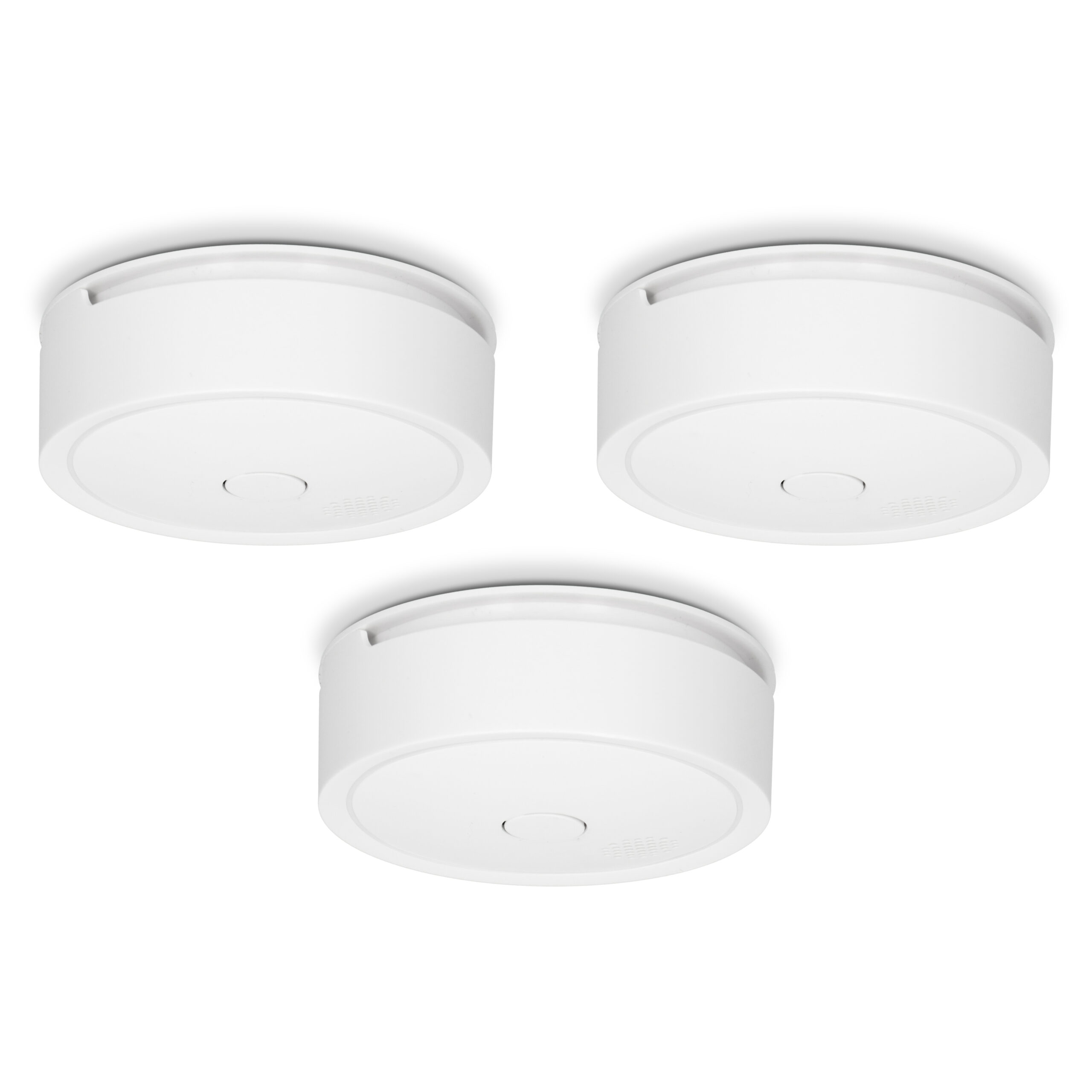 Draadloze koppelbare rookmelder 10 jaar 3-pack Wit - Afbeelding 4
