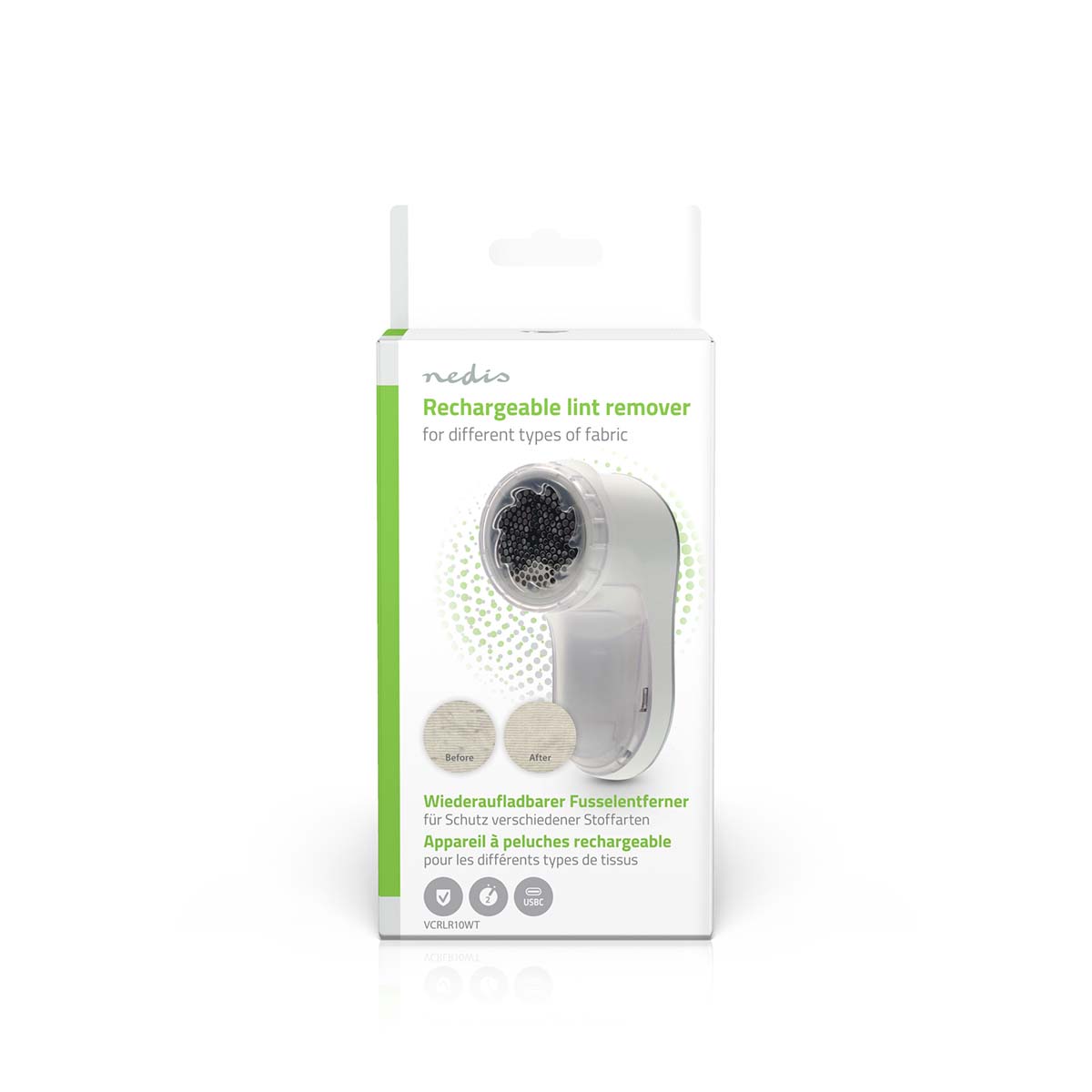 Pluizenverwijderaar | Ingebouwde Lithium-Ion | Kleding / Textile | Wit - Afbeelding 12