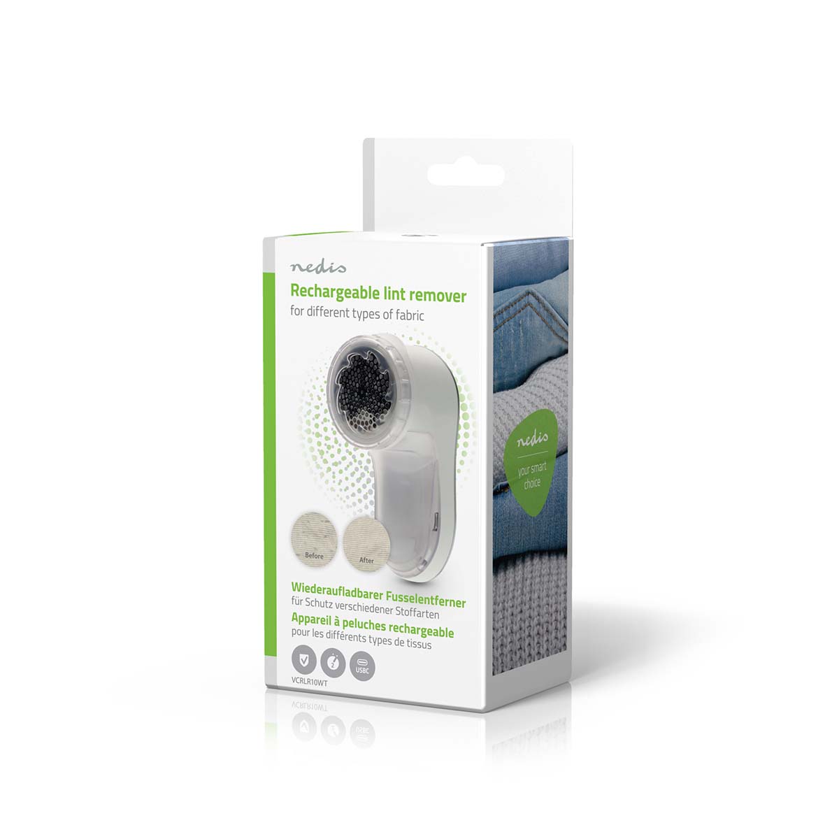 Pluizenverwijderaar | Ingebouwde Lithium-Ion | Kleding / Textile | Wit - Afbeelding 13