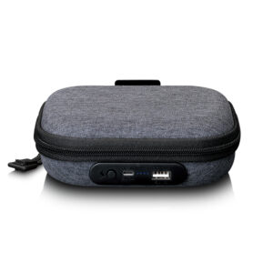 Koffer met ingebouwde powerbank Grijs