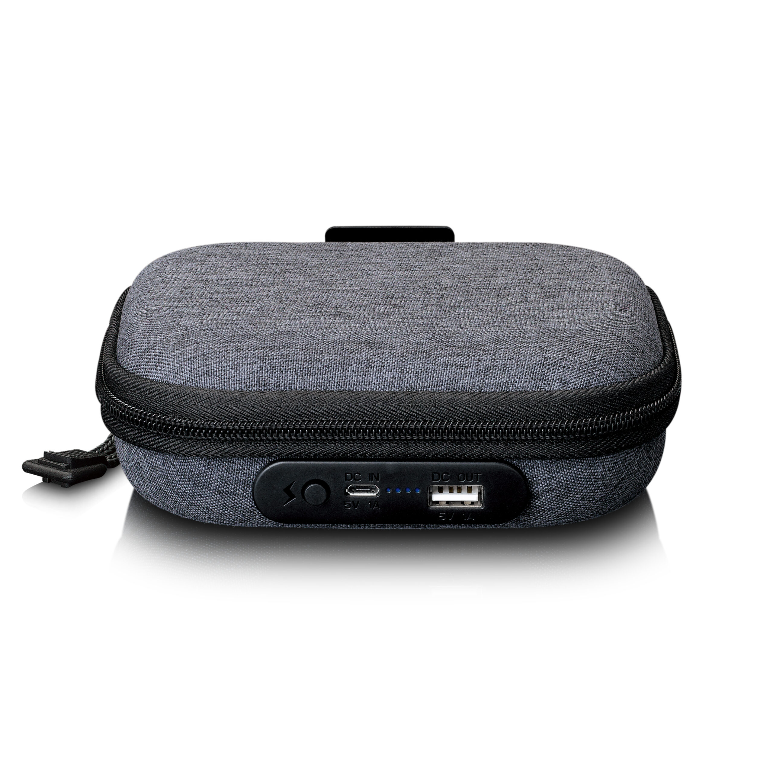 Koffer met ingebouwde powerbank Grijs