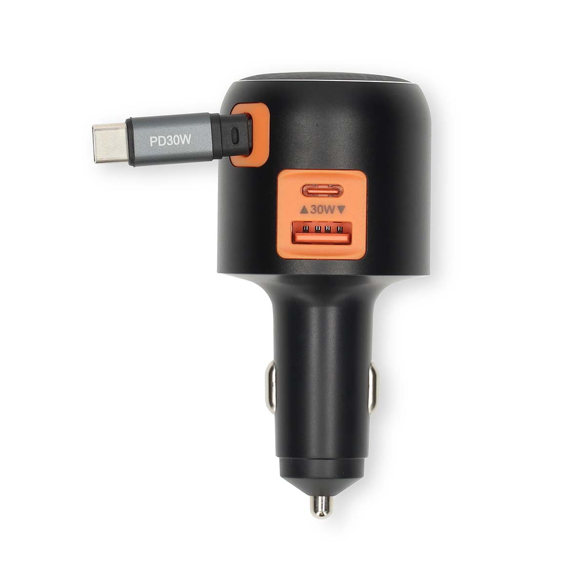 Autolader | 60 W | 2.4 / 3.0 A | Outputs: 3 | Poorttype: USB-A / USB-C™ | USB-C™ intrekbare kabel | 0.70 m | Automatische Voltage Selectie - Afbeelding 6