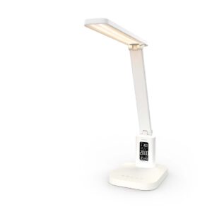 LED-Bureaulamp | Dimbaar | Geïntegreerde spiegel | 3 Verlichtingsmodi | 220 lm | Oplaadbaar | Dimmer - Op Product | Wit