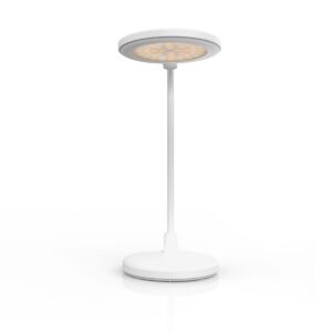 LED-Bureaulamp | Dimbaar | Geïntegreerde spiegel | 3 Verlichtingsmodi | 100 lm | Oplaadbaar | Aanraakfunctie | Wit