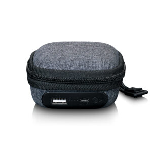 Koffer met ingebouwde powerbank Grijs