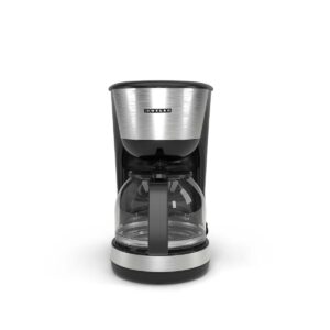 Koffiezetapparaat | 1,25 l | 1000 W | 10 kopjes | Warmhoudfunctie | Automatische uitschakeling | Zwart / Roestvrij staal