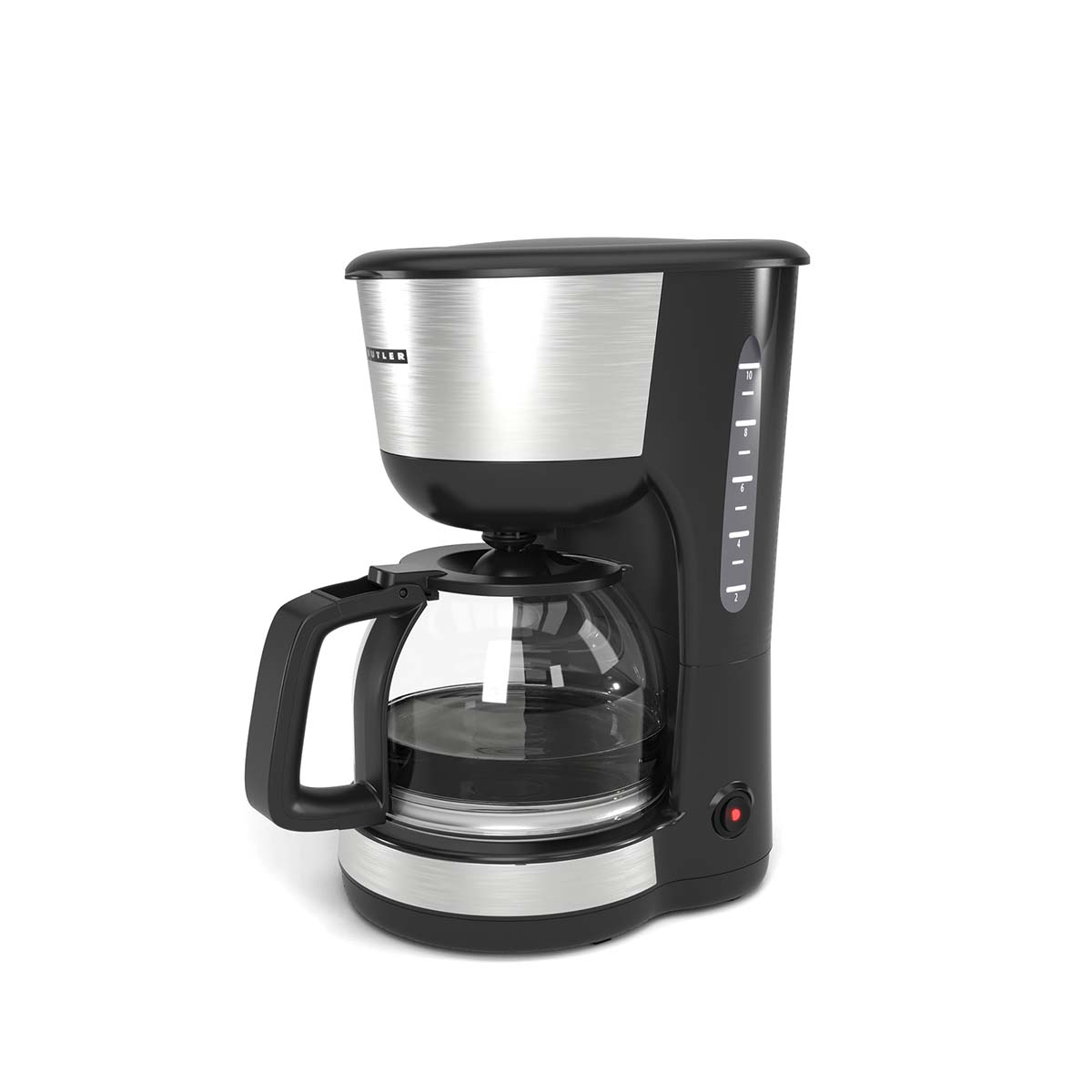 Koffiezetapparaat | 1,25 l | 1000 W | 10 kopjes | Warmhoudfunctie | Automatische uitschakeling | Zwart / Roestvrij staal - Afbeelding 4