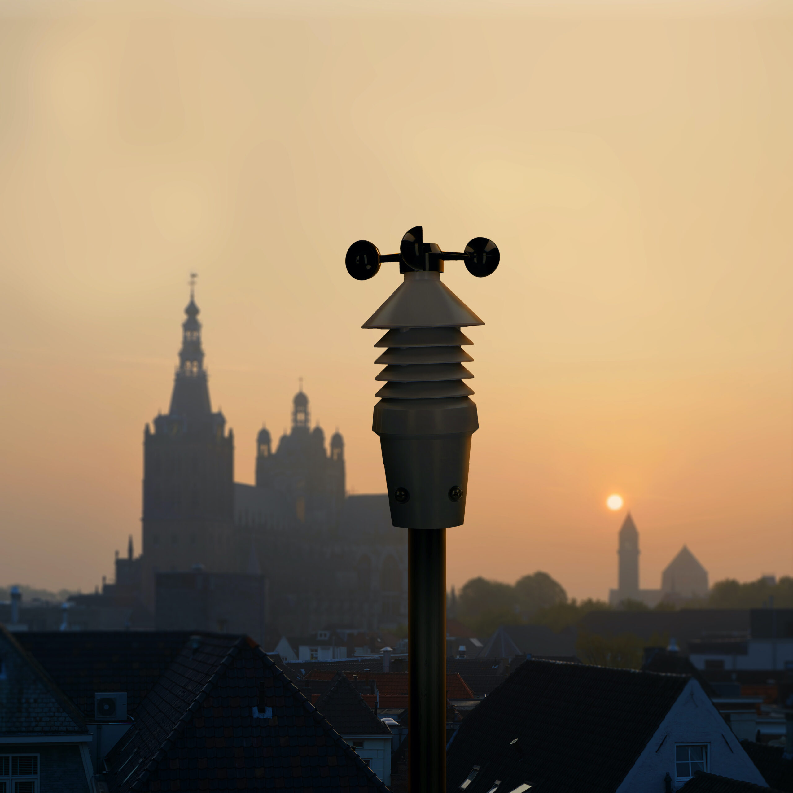 Professioneel weerstation met draadloze sensor Zwart - Afbeelding 7