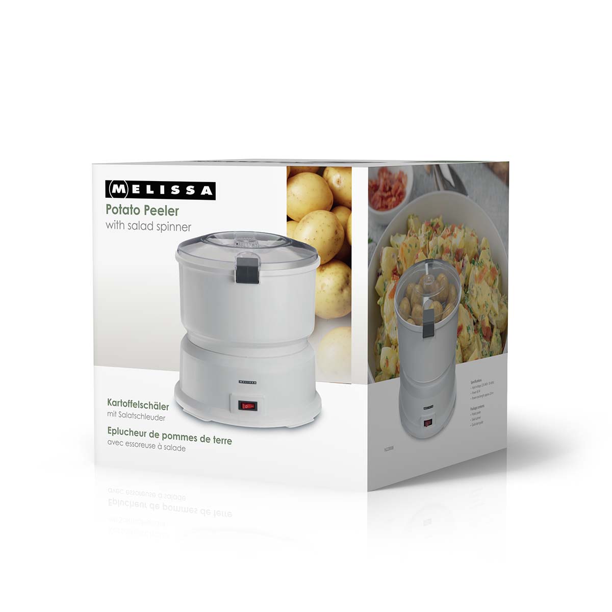 Aardappelschiller met slacentrifuge | 1000 g capaciteit | 85 W | Wit - Afbeelding 15