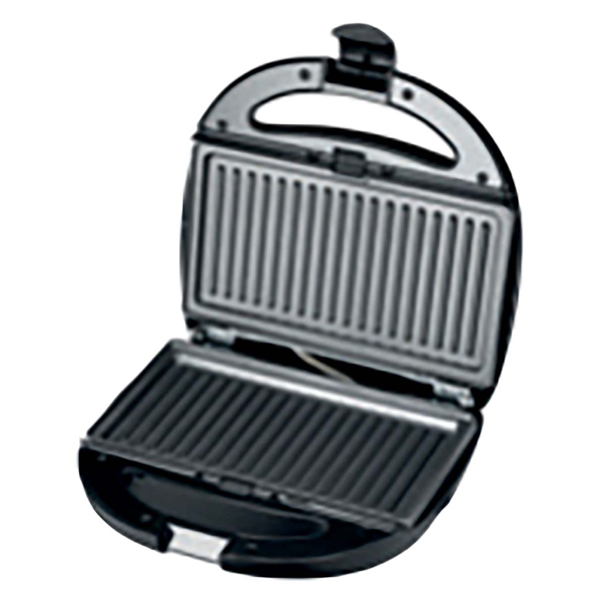 3-in-1 Sandwich Maker | Sandwich/ Panini/ Wafelplaten | 850 W | Automatische temperatuurregeling | Anti-aanbaklaag | Zwart - Afbeelding 4