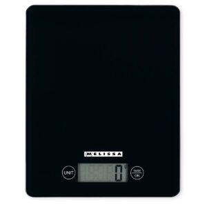 Digitale keukenweegschaal | Gehard glas | LCD-scherm | Max. 5kg | Tarrafunctie | 1 gram precisie | Gram / Ounce / Pond / Milliliter | Zwart