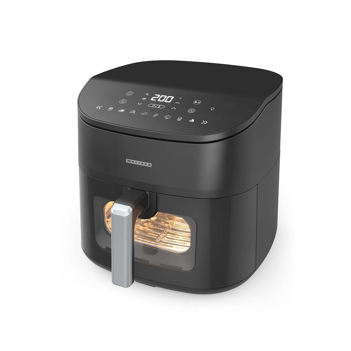 Digitale heteluchtfriteuse XXL | 7,6 l | 60-min Timer | 8 Voorkeuzestanden | Kijkvenster | Voorverwarmen/Warmhouden/schudherinnering | Zwart - Afbeelding 8
